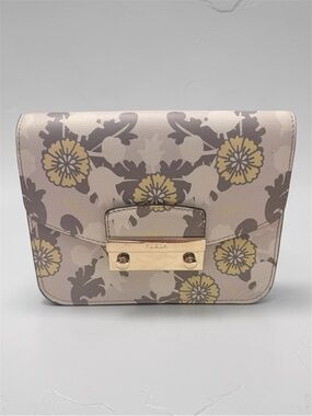 Furla Metropolis Floral Print Leather Crossbody Bag NWT - Authentic